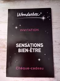sensation bien etre wonderbox