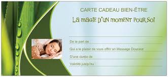 bon cadeau bien etre